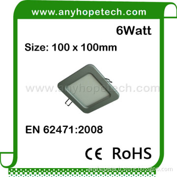 Exclusive Product good quality 100 100mm 6watt super bright ceiling lights